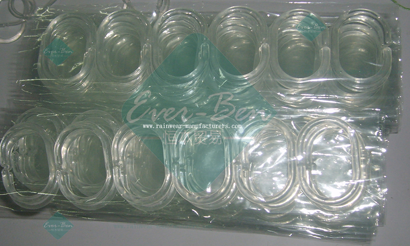 EVA Shower Curtain Hooks Manufactory